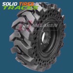 Mclaren NuAir Solid Skid Steer Tires 36x12-20, 10 Bolt Holes