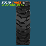 Set of 4, Solid Skid Steer Tire 10-16.5 - Best Value Tires